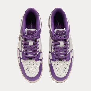 Pre Loved Amiri - Skel-Top Purple / White Low Top Sneakers